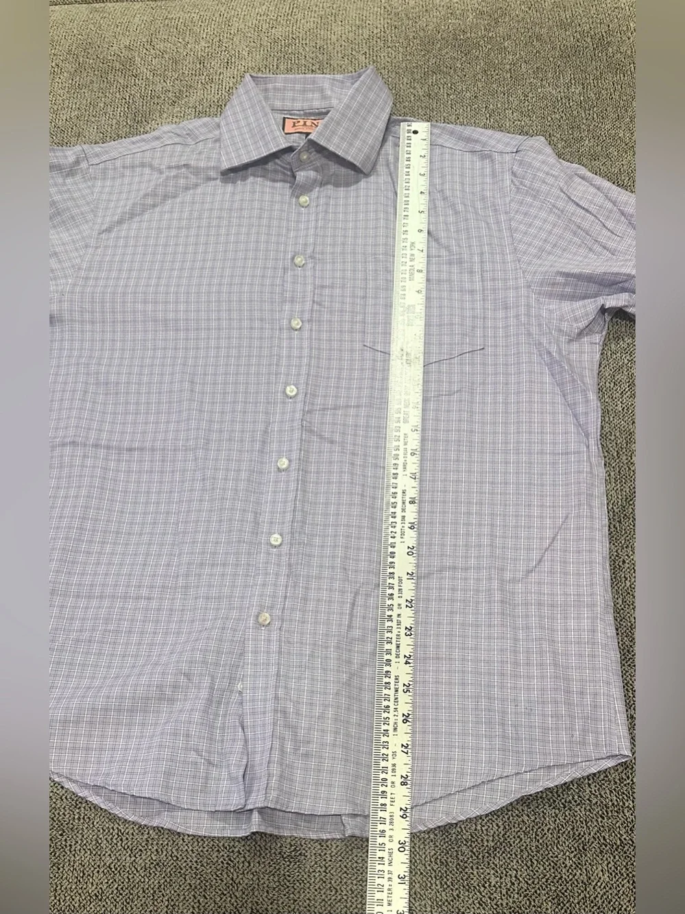 Thomas Pink Slim Fit Traveller Dress Shirt.